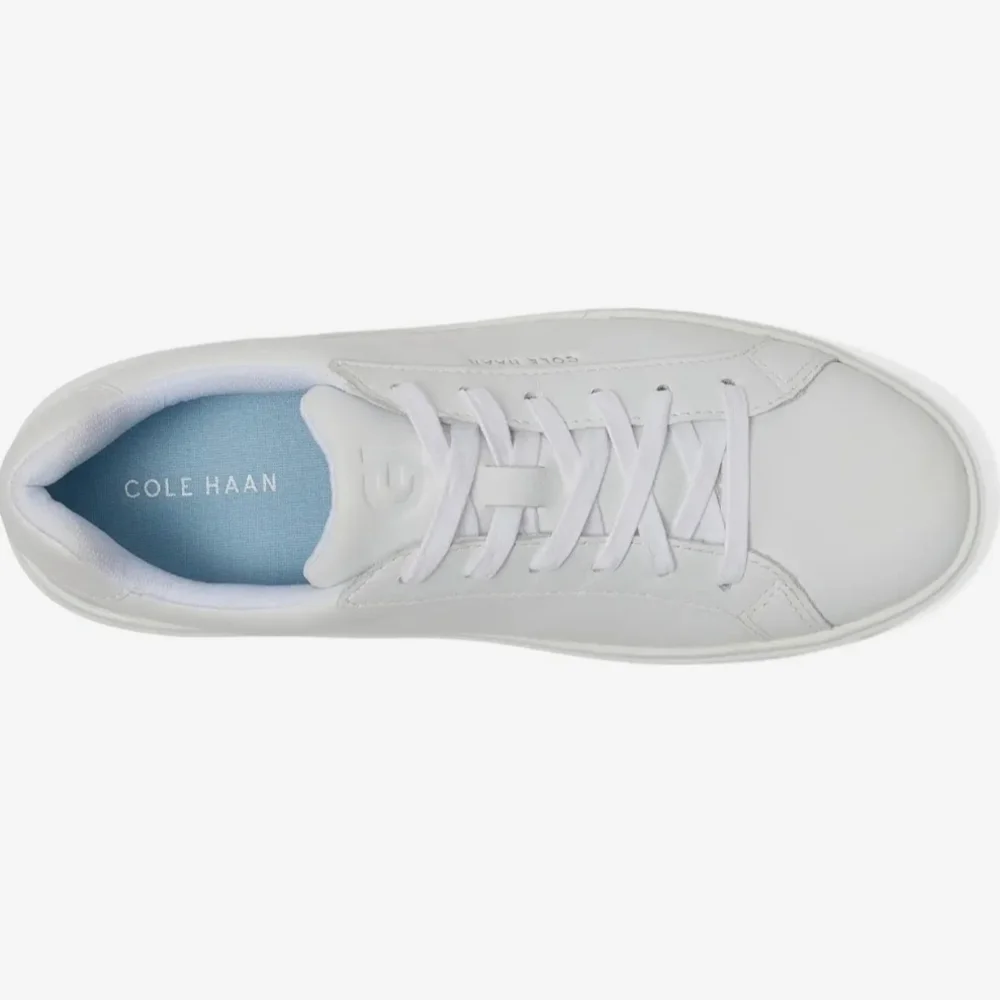 Cole Haan GC Daily Neutral White Leather Sneakers Women's Size 10 NWT Bridal